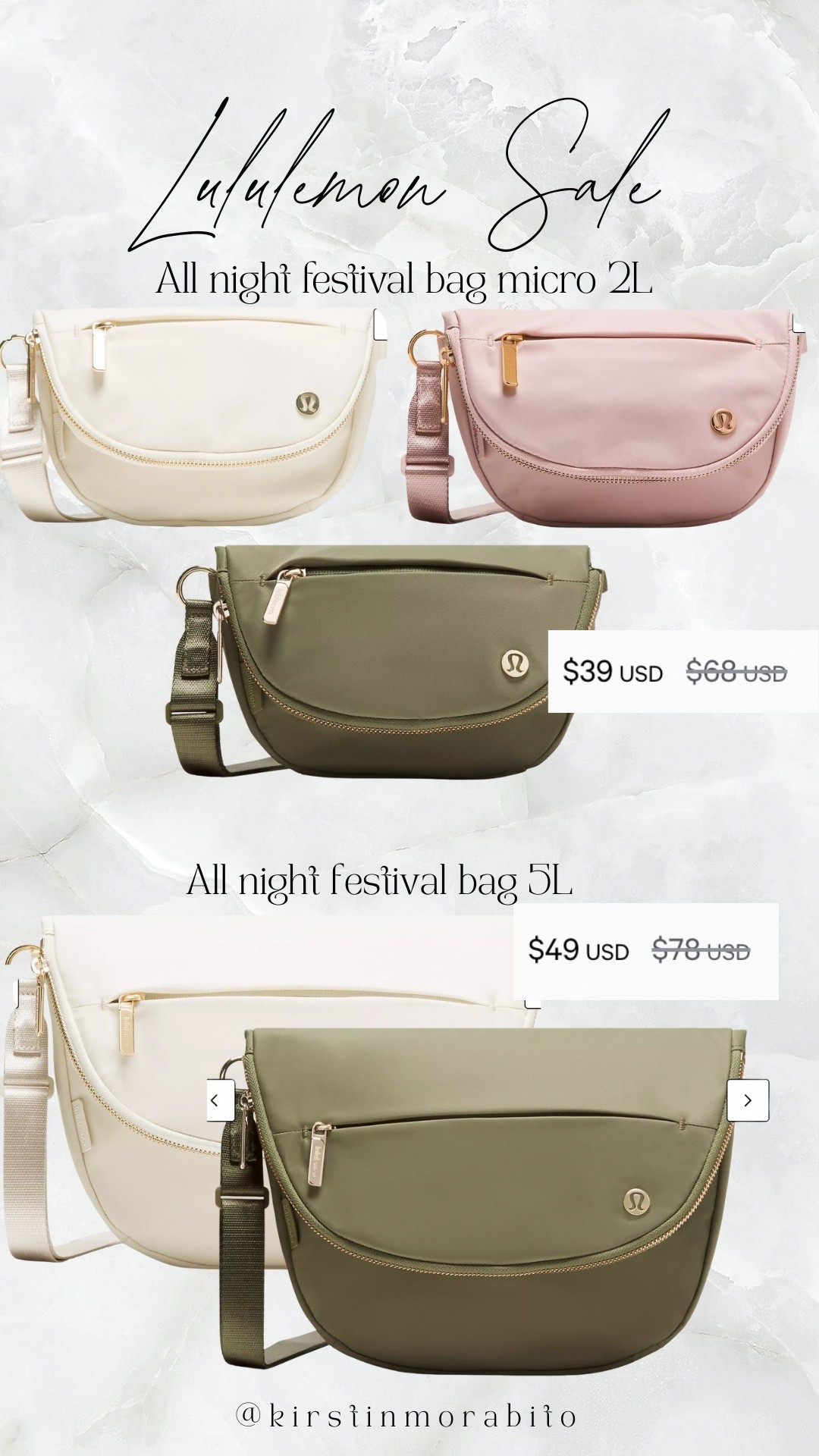 FLASH SALE! Get the LULULEMON festival bags on major sale! Gift idea alert!!!! 

#LTKCyberWeek #LTKGiftGuide #LTKHoliday