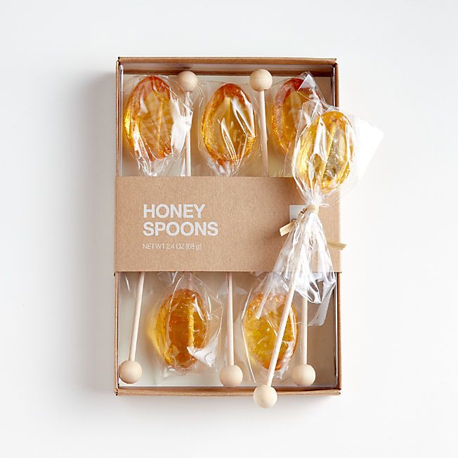 Honey Spoons, Set of 6 + Reviews | Crate & Barrel | Crate & Barrel