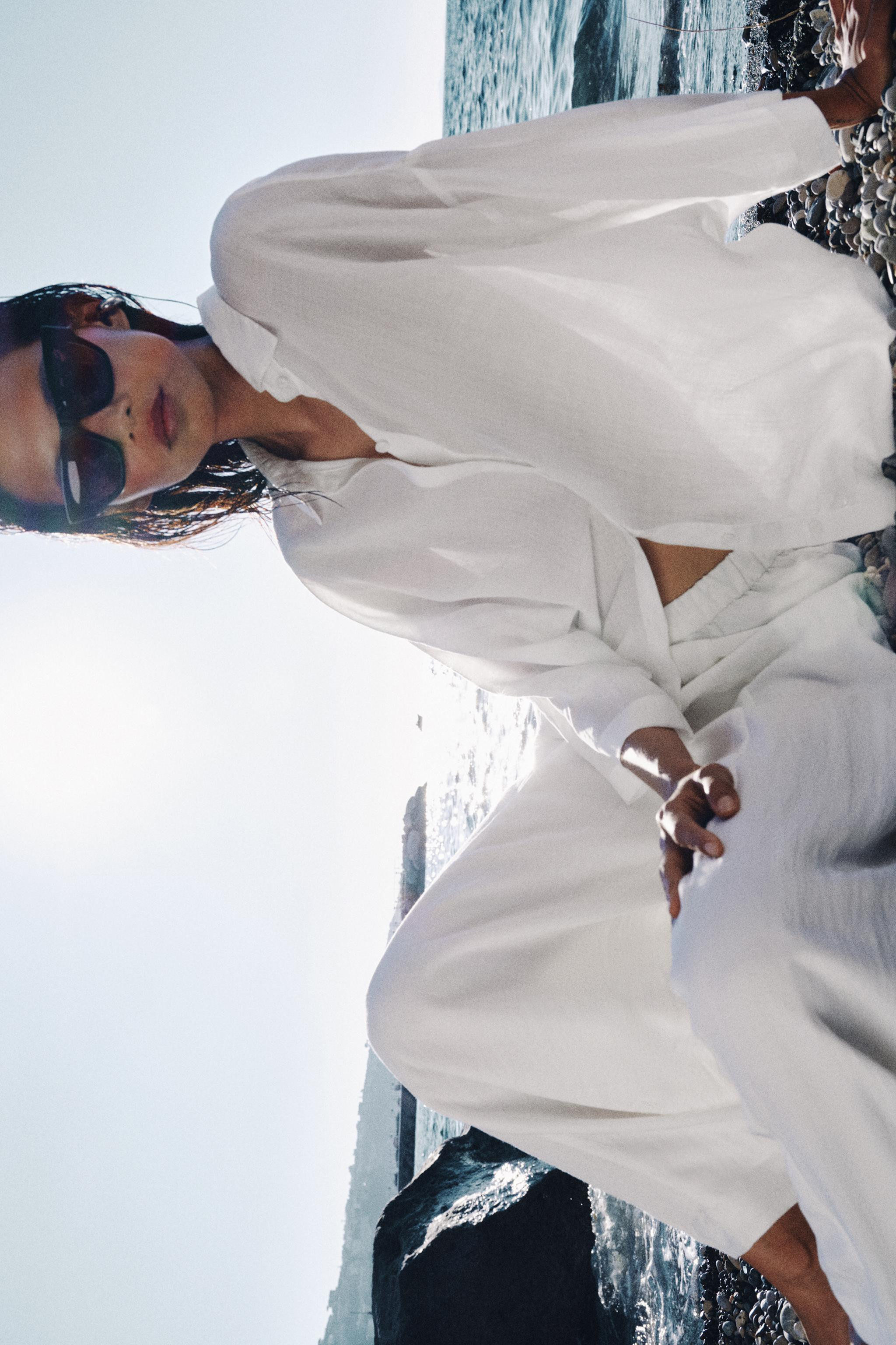 ZW COLLECTION BARREL TROUSERS | Zara UK