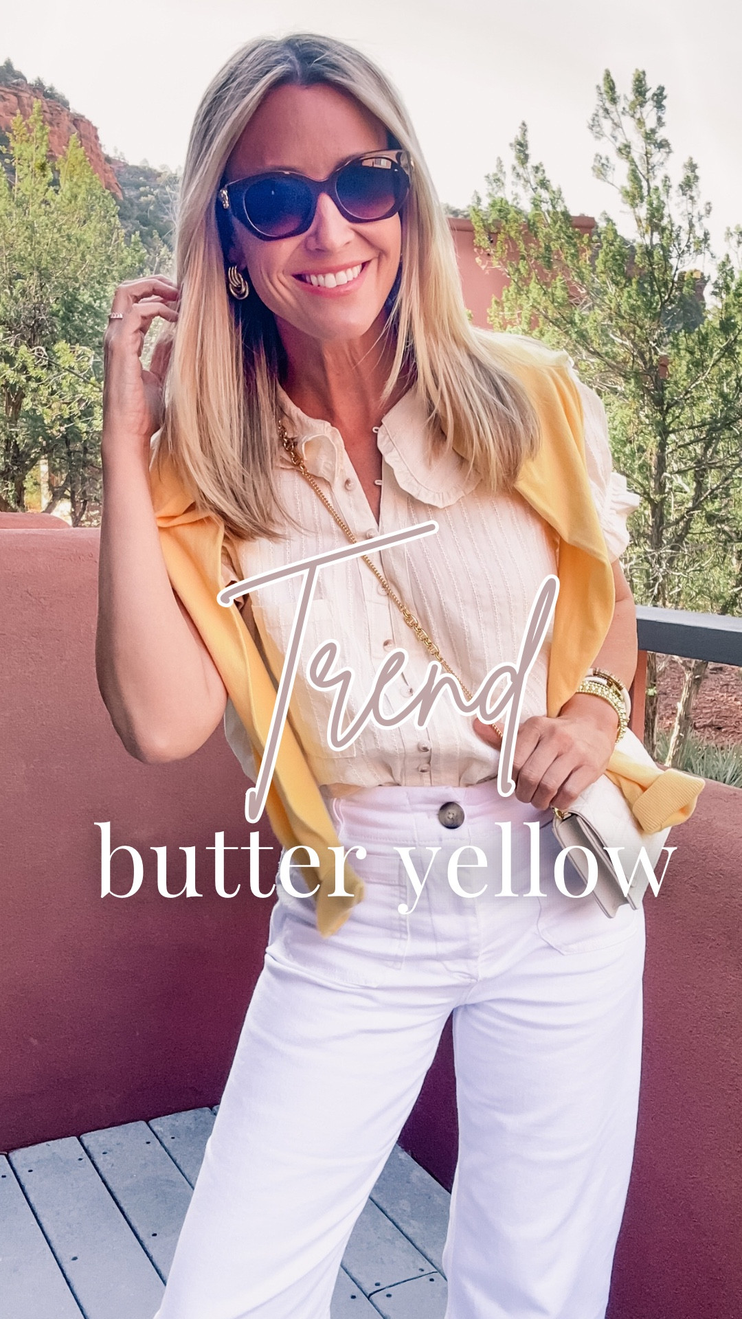 Butter yellow trend!
I love this beautiful spring top paired with a cardigan and cropped white denim


#LTKFindsUnder50 #LTKStyleTip