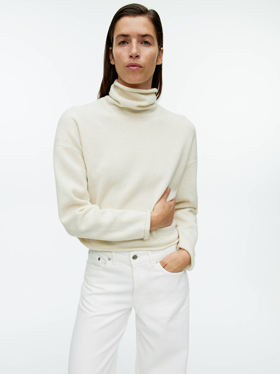 High-Neck Wool Jumper | ARKET (US&UK)