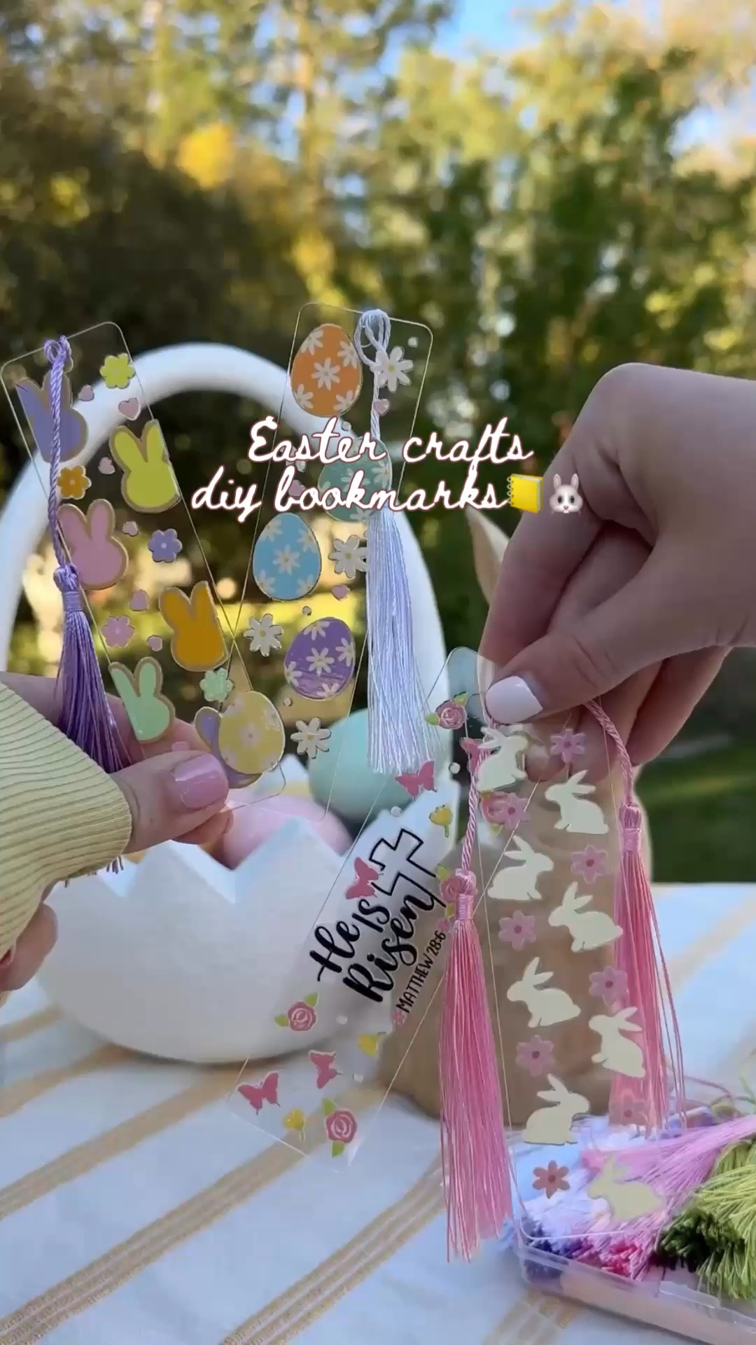 Grab the cutest set to make your own bookmarks! They come with packaging that would make adorable gifts too!🐰🎀✨

#LTKspring #LTKSeasonal #LTKspringtrends