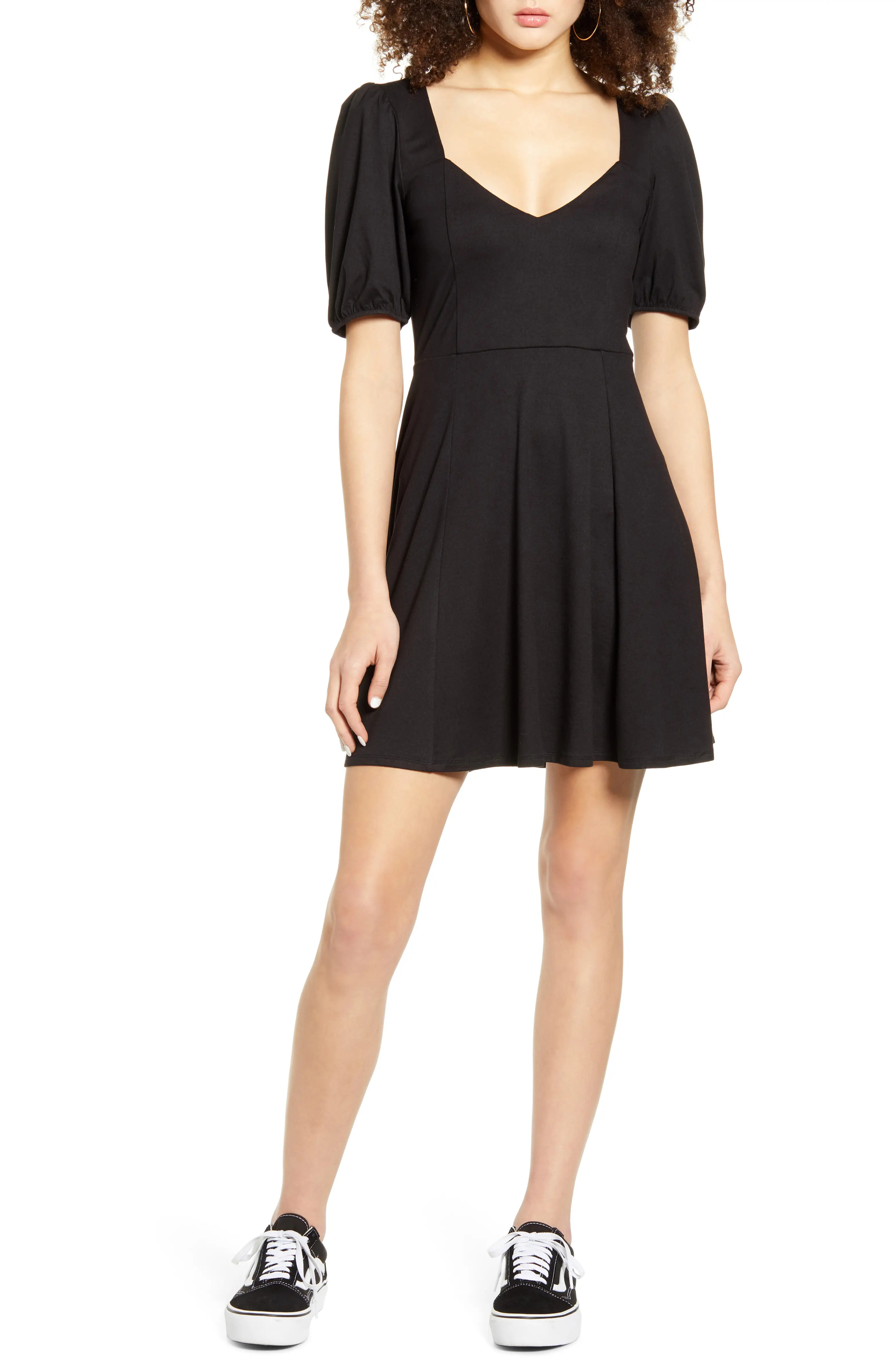 Knit Skater Minidress | Nordstrom