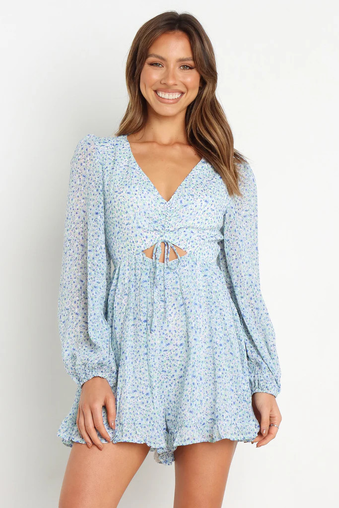 Numu Playsuit - Blue Floral | Petal & Pup (AU)