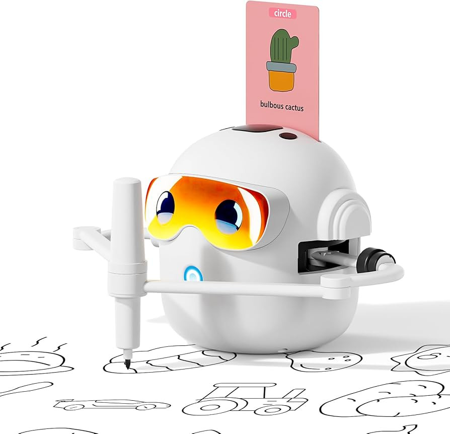 Drawing Robot for Kids with 100 Card, Voice Interactive Educational Drawing Machine, Enlightenmen... | Amazon (US)