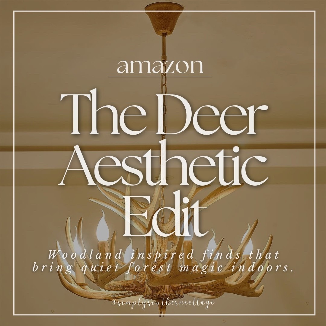 The Deer Aesthetic Edit! Woodland inspired finds that bring quiet forest magic indoors!
-
-
-
Amazon, Amazon home, Amazon home decor, seasonal home, seasonal home decor, holiday home decor, holiday home decor inspo, woodland inspired decor, ranch decor, ranch inspired home decor, cabin decor


#LTKOver40 #LTKHome