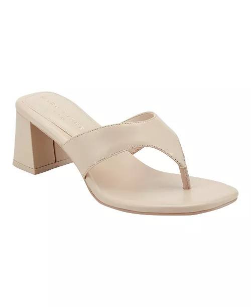 Women's Arcee Leather Block Heel Dress Sandals | Macy's