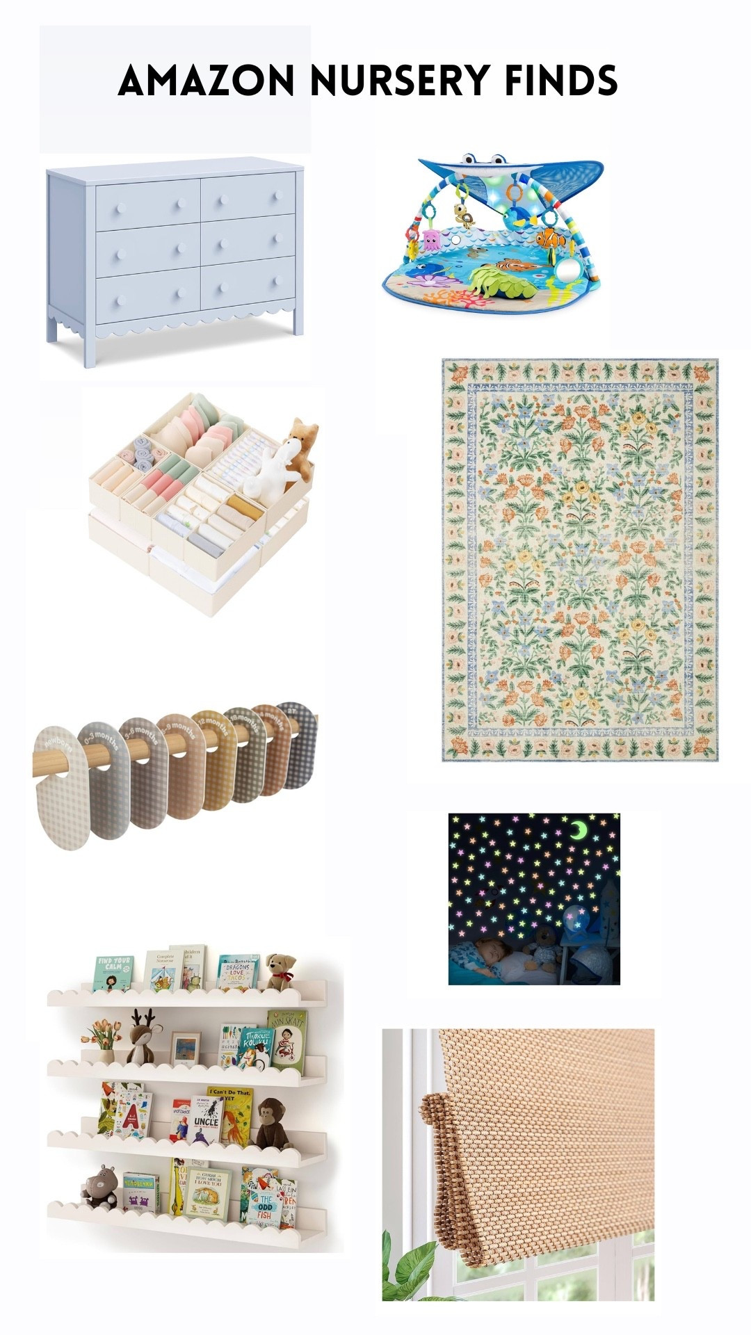 Amazon nursery finds! nursery organization, dresser, blackout blinds, & decor 



#LTKHome #LTKBaby #LTKBump