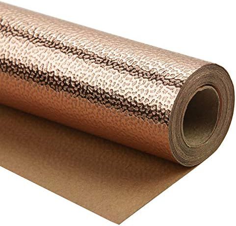 WRAPAHOLIC Wrapping Paper Roll - Sparkle Rose Gold with Colorful Shine for Birthday, Holiday, Weddin | Amazon (US)