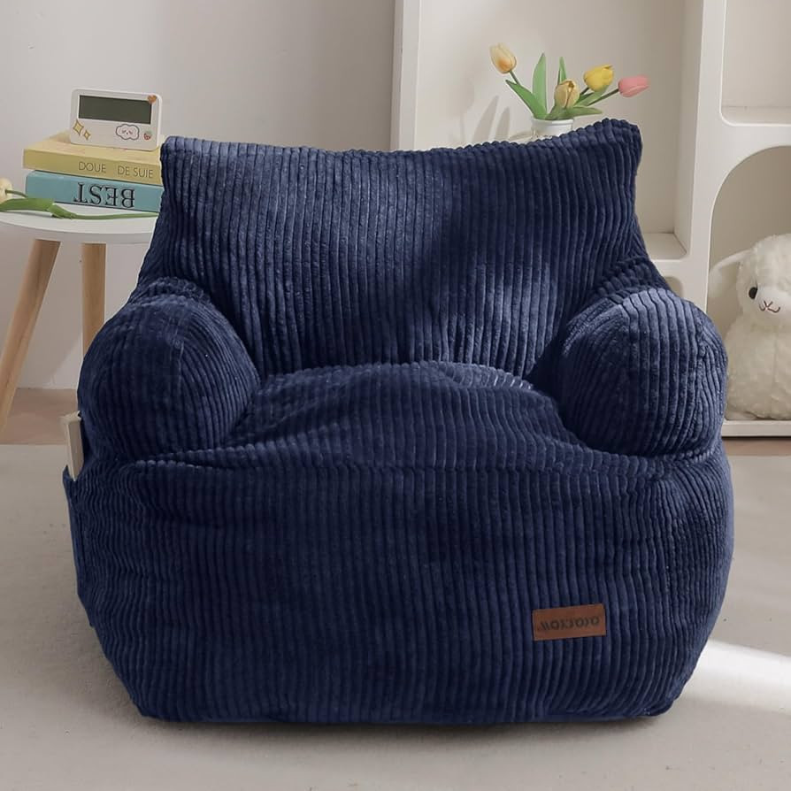 MAXYOYO Kids Bean Bag Chair, Stuffed Toddler Bean Bag Sofa with Filler Cozy for Boys and Girls, L... | Amazon (US)