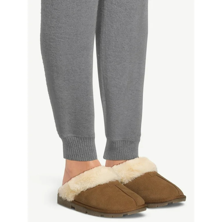 Joyspun Women's Genuine Suede Clog | Walmart (US)