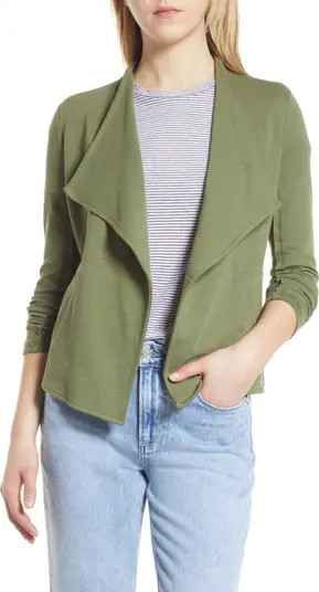 Drape Collar Knit Blazer | Nordstrom