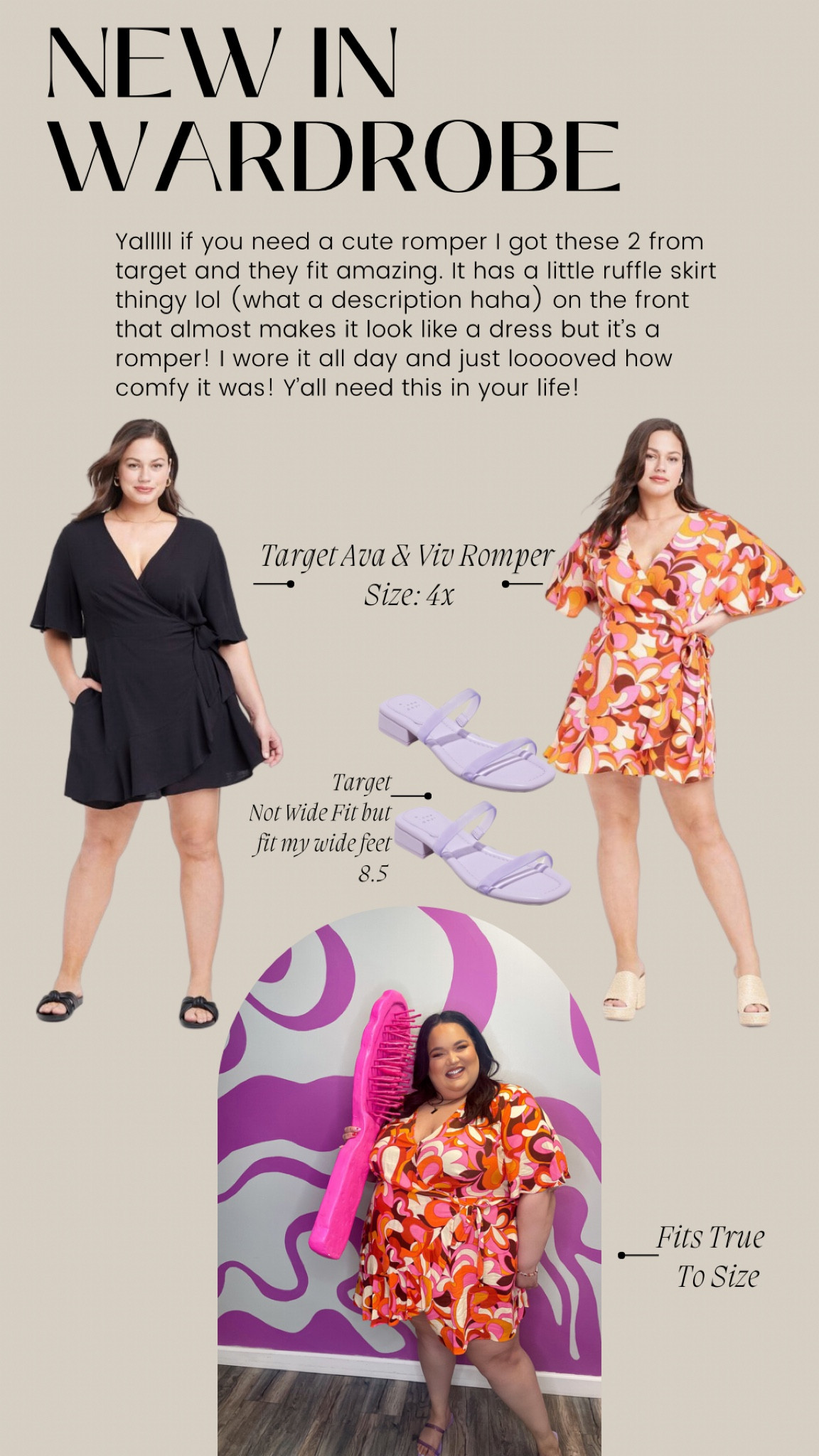 New in wardrobe! Some new plus size rompers from target! They fit true to size! 

#LTKcurves #LTKsalealert #LTKstyletip