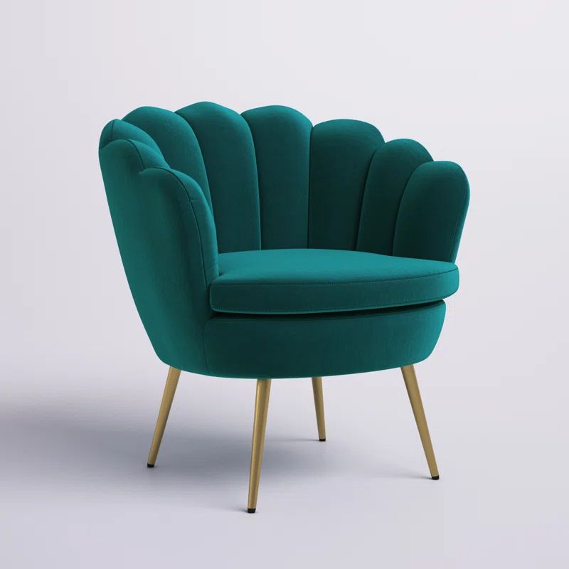 Hendrix 30'' Wide Velvet Barrel Chair | Wayfair North America