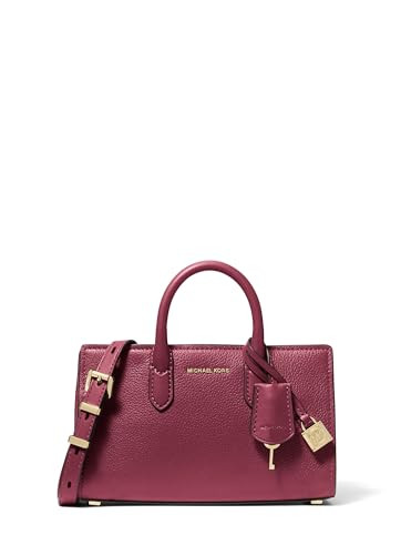 Michael Kors Scarlett Extra-Small Crossbody Bag, Gold-Tone Hardware/Mulberry | Amazon (US)