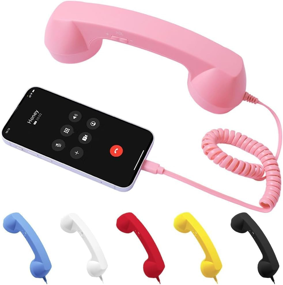 Retro Phone Handset, 2026 New Vintage Retro Telephone Wired Handsets Style Landline Handle Receiv... | Amazon (US)