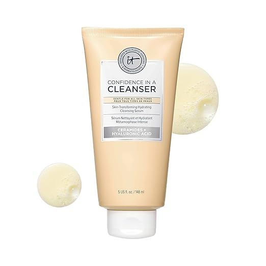 IT Cosmetics Confidence in a Cleanser - Hydrating Face Wash With Hyaluronic Acid & Ceramides, Sup... | Amazon (US)