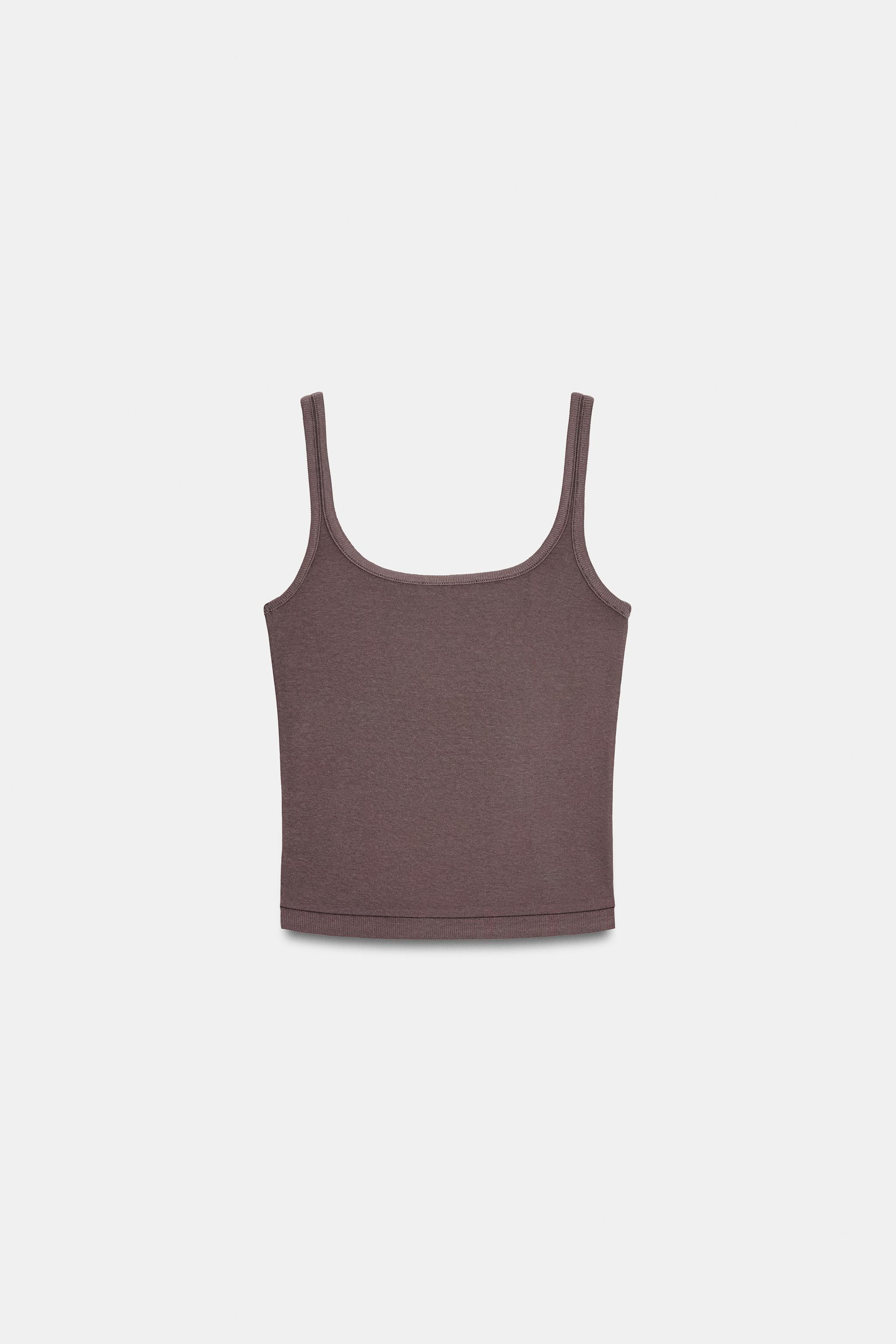 COTTON MODAL TANK TOP | Zara US