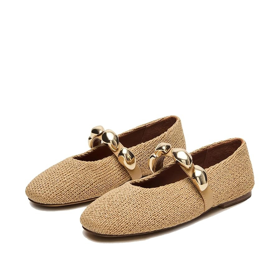 MICIFA Mary Jane Ballet Flats for Women, Round Toe Mary Jane Strap Ballerina Flats Comfortable Dr... | Amazon (US)