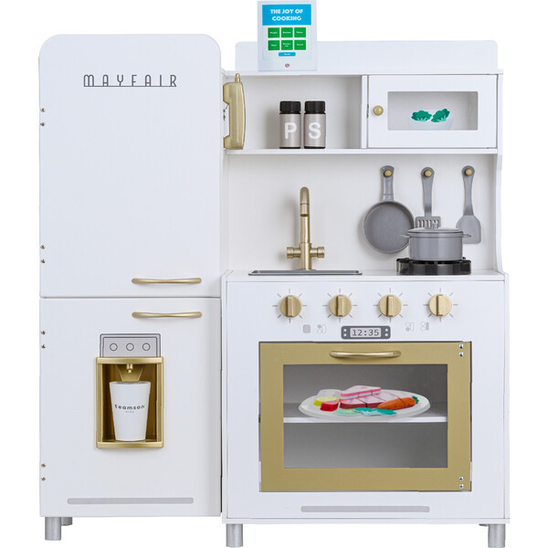 Bundle Little Chef Mayfair Retro Play Kitchen & Recipe Tablet | Maisonette