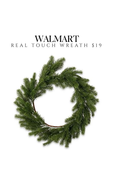 24in real touch wreath under $20! Great quality for the price and size!!  Walmartfinds walmarthome walmart iywyk

#LTKhome #LTKfindsunder50 #LTKsalealert