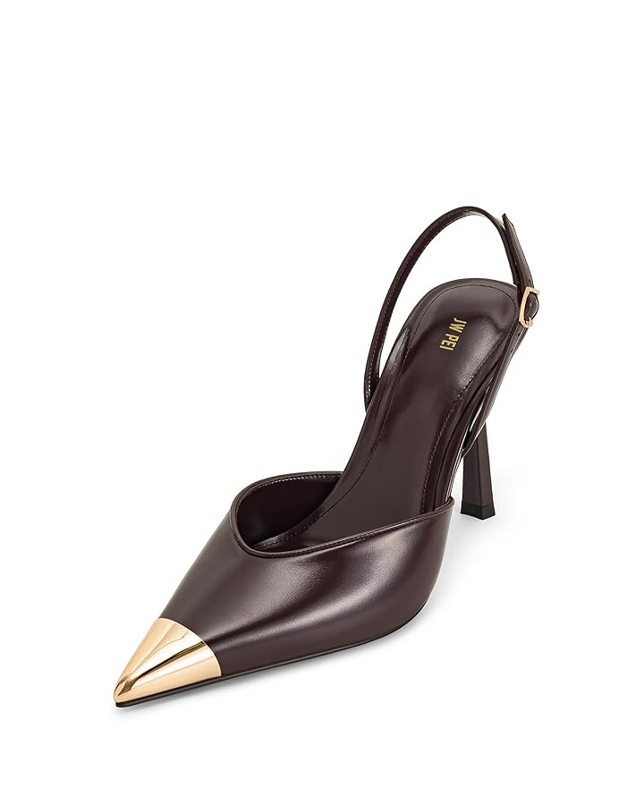 JW PEI Women's Savannah Gold Tipped Slingback Pumps | Amazon (US)