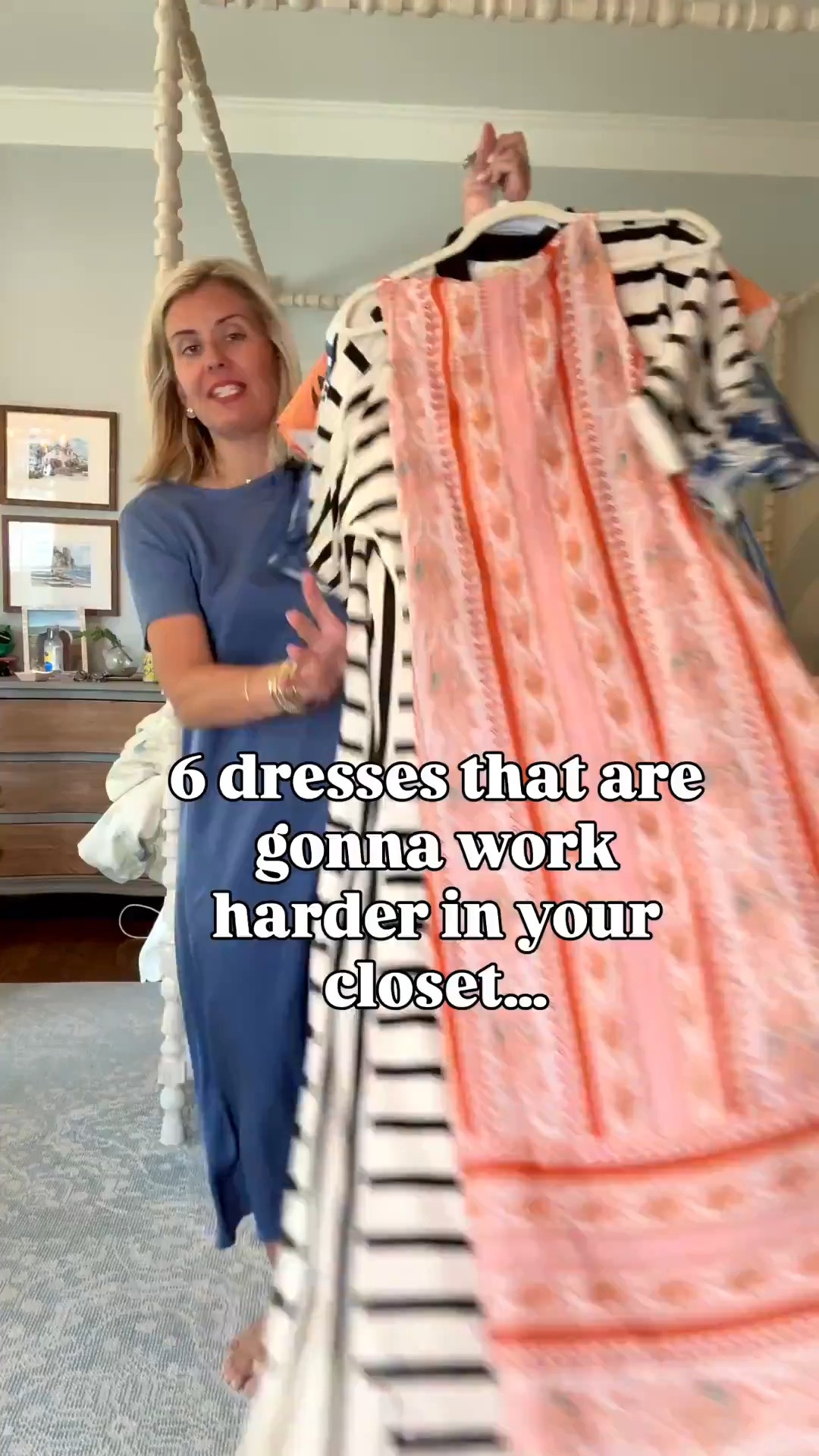 6 dresses that you can wear now and into the Fall. Dress them up or wear casually! 
Sizing: 
Blue Silk Maxi - xs
Orange Maxi - xs 
Boden - 2 
Blue Medallion dress - s
Cleobella tie waist - s
Black Stripe Maxi - s (need xs)

Codes: 
Allie + Bess - Catherine20
Emily McCarthy - mixandmatch10
Cleobella - mixandmatch15

#LTKdayinmylife #LTKSaleAlert #LTKmomlife