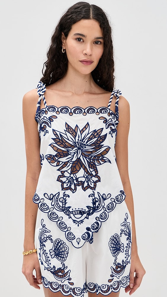 Garden Tiles Richelieu Blouse | Shopbop