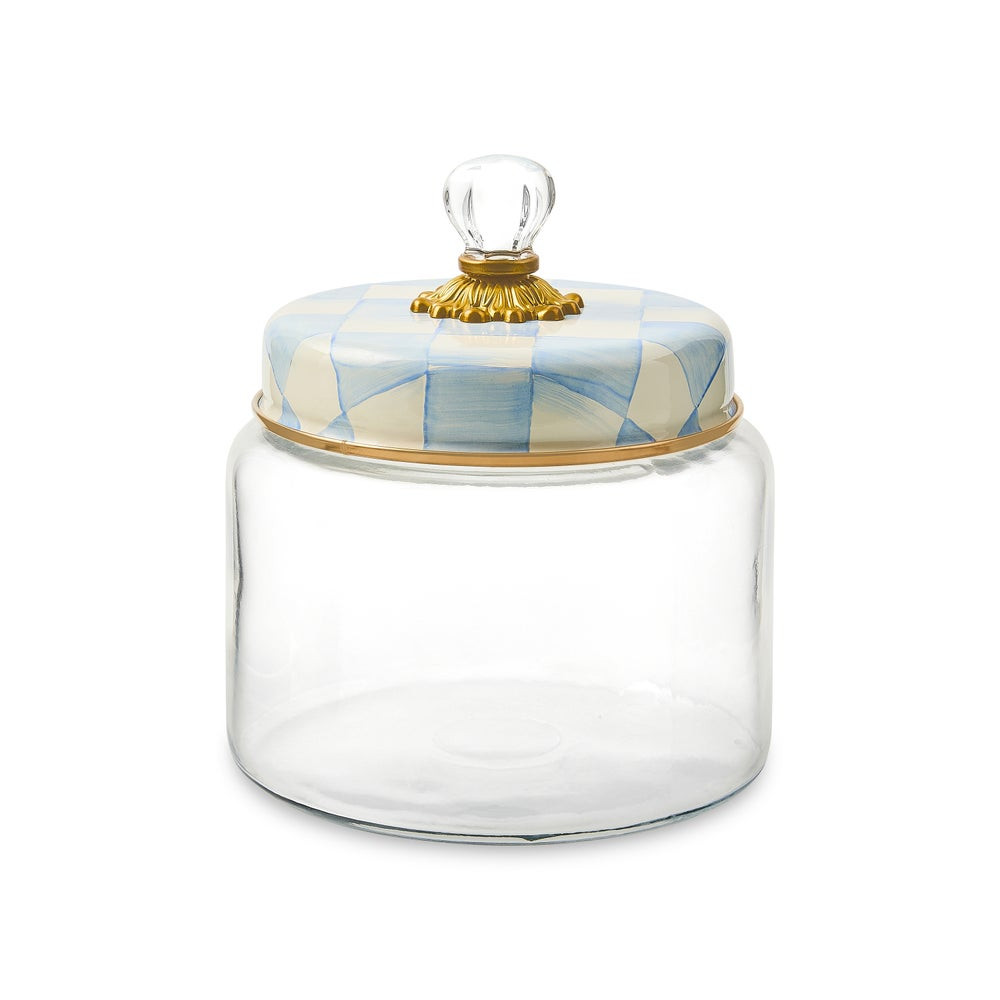 Sky Check Medium Kitchen Canister | MacKenzie-Childs