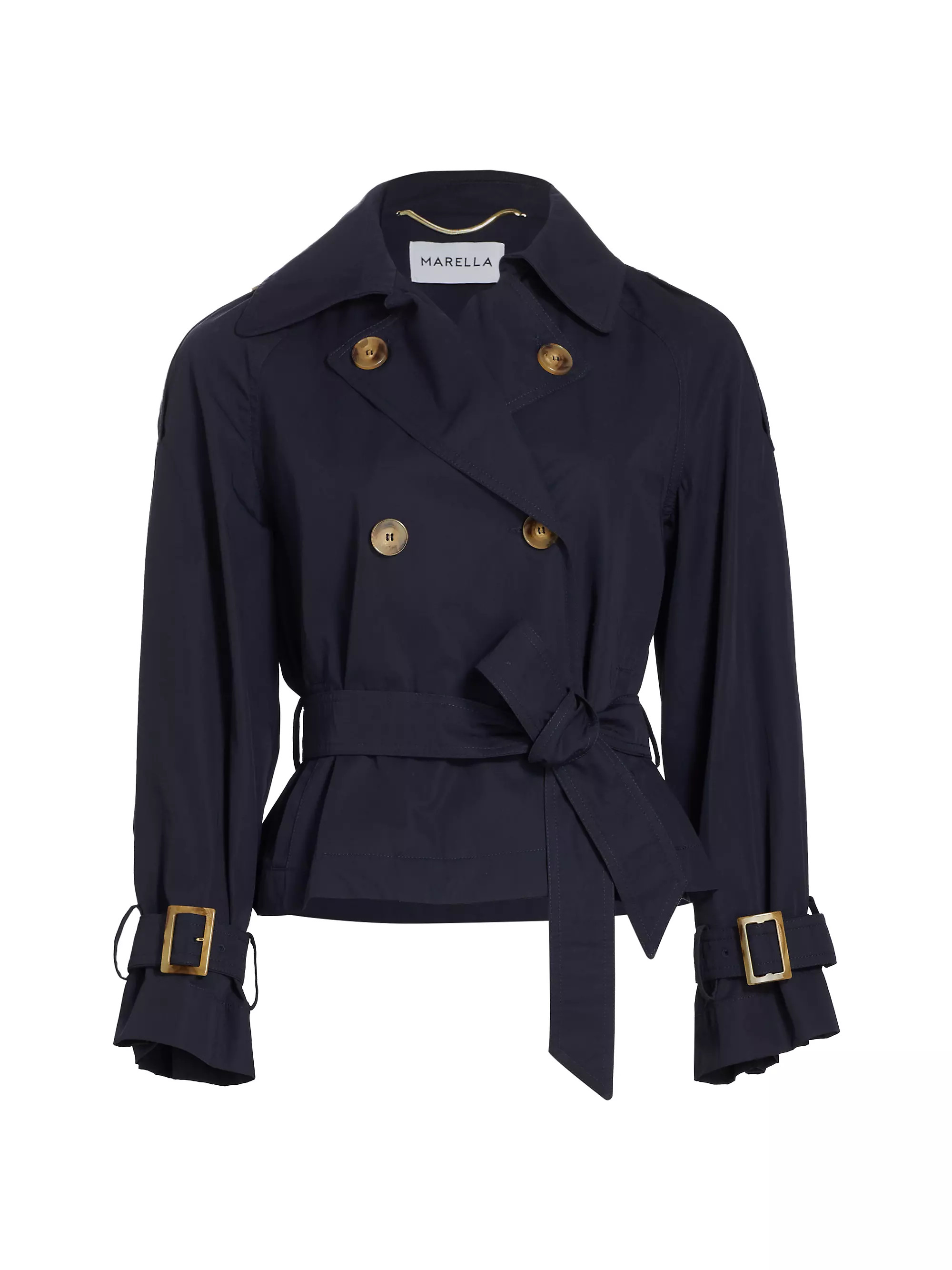 Uragano Cropped Water-Repellent Trench Coat | Saks Fifth Avenue