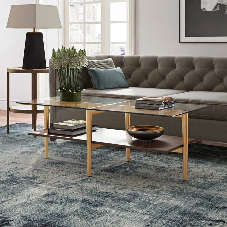 Allina 4 Legs Coffee Table with Storage | Wayfair North America