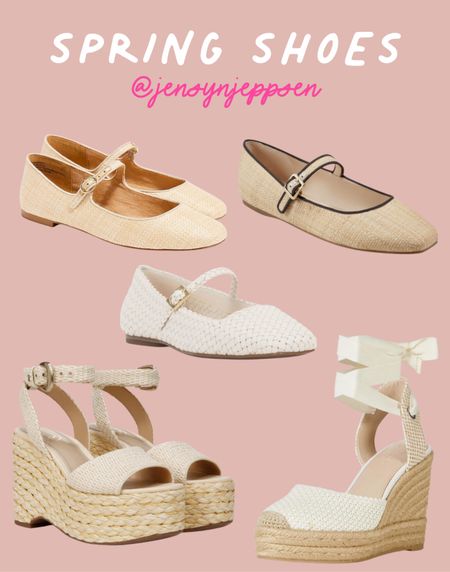 spring shoes, espadrilles, Mary Jane flats, rattan shoes, 

#LTKshoecrush #LTKsalealert