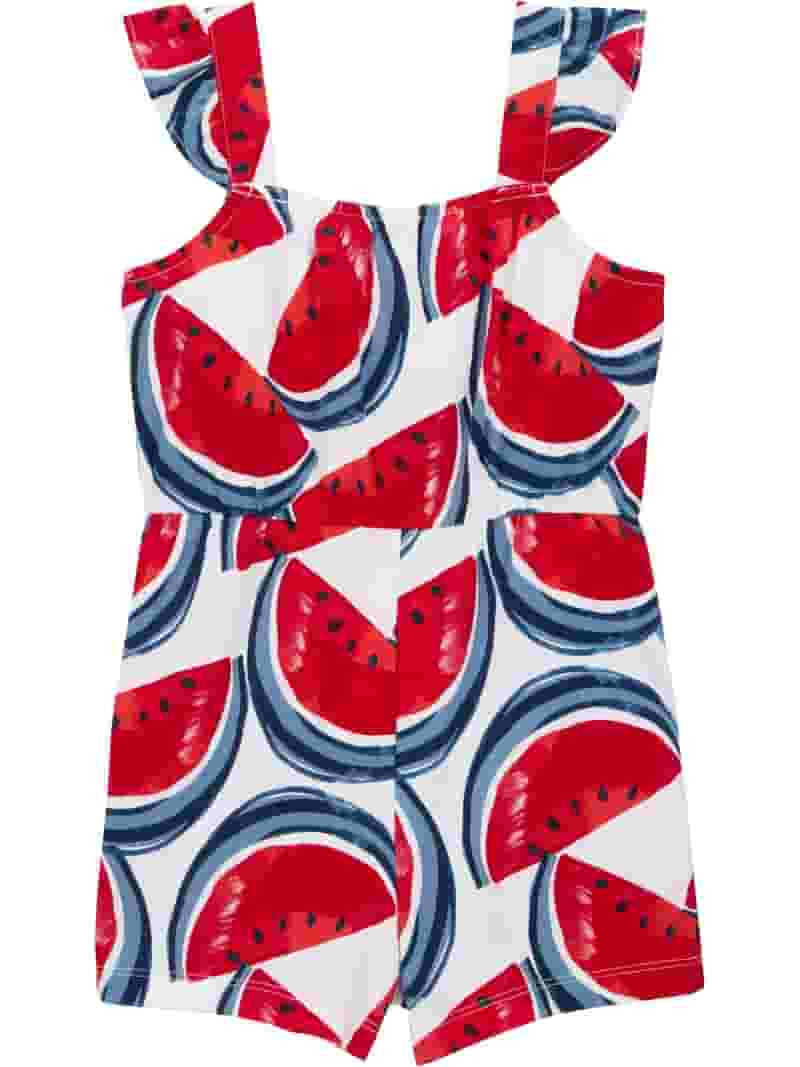 Carter's Child of Mine Baby and Toddler Girl Patriotic Romper, Sizes 12M-5T | Walmart (US)