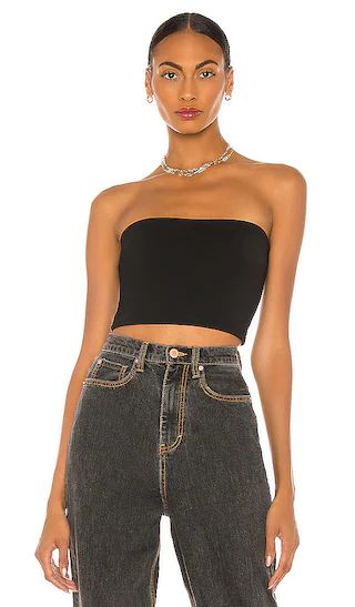 Strapless Crop Top in Black | Revolve Clothing (Global)