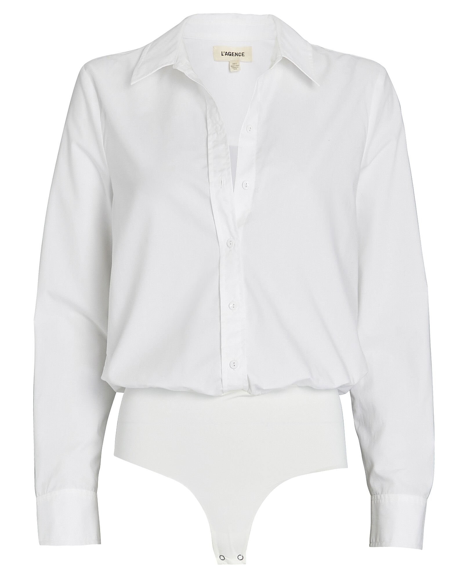 Blake Cotton Button-Down Bodysuit | INTERMIX