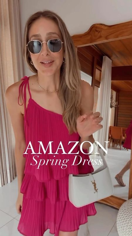 Amazon dress that is perfect for spring and summer, very flowy and beautiful. Runs true to size I am wearing size small.

#LTKStyleTip #LTKFindsUnder50 #LTKSeasonal