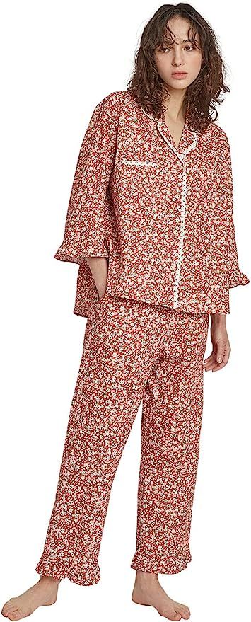 Ullala pajamas for women, vintage sensibility two piece pajama set sleep wear | Amazon (US)