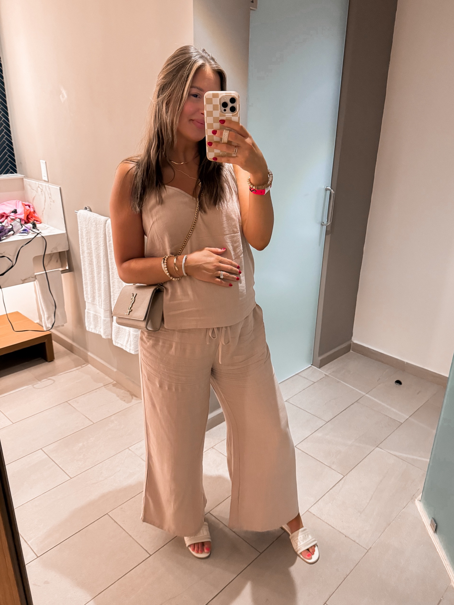 Amazon two piece linen set bump friendly and perfect for a vacation! 

Sized up to a medium 
Sandals fit tts 



#LTKFindsUnder50 #LTKTravel #LTKBump