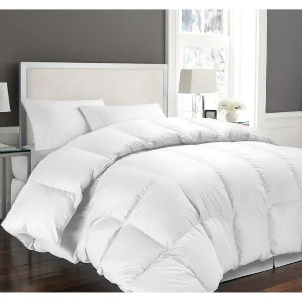 Hotel Grand Oversized 1000TC Pima Cotton Down Alternative Comforter - King - White | Bed Bath & Beyond