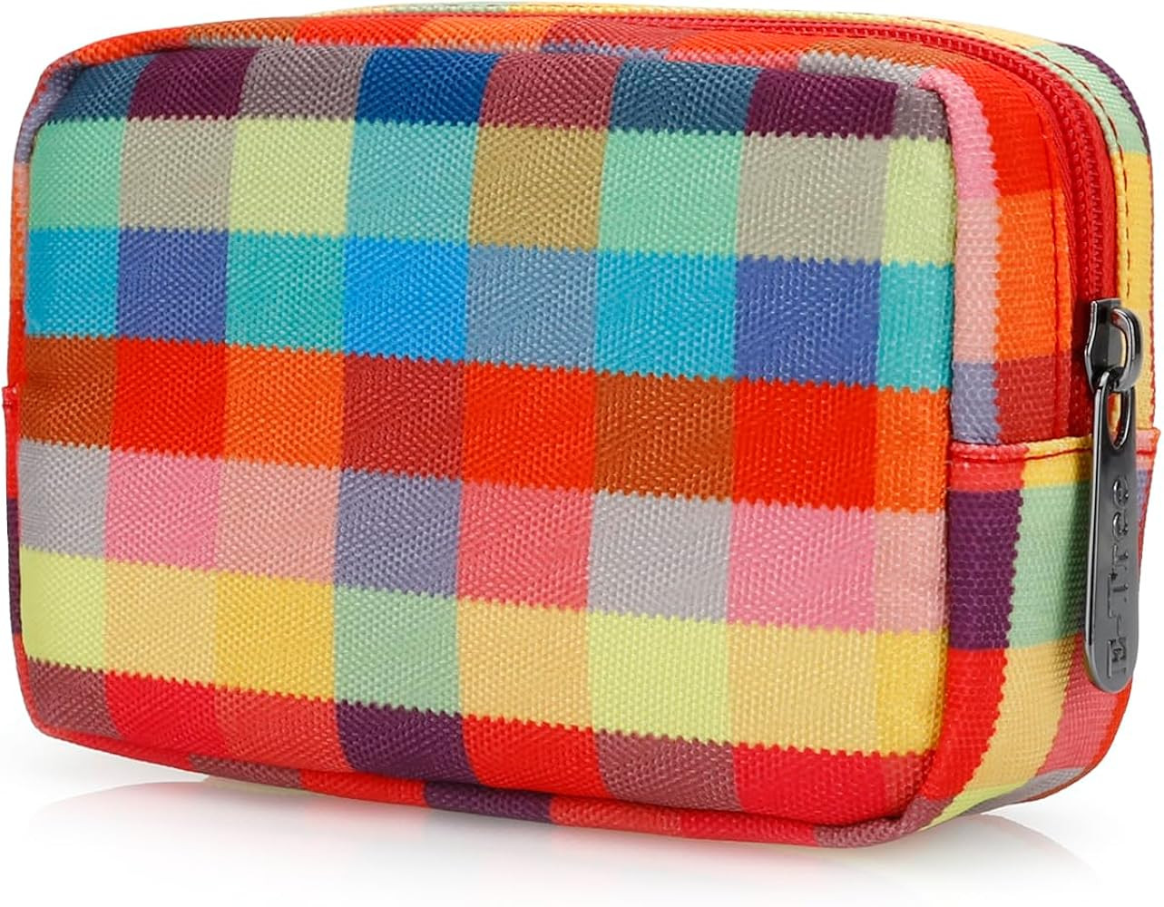 E-Tree Cute Small Makeup Bag, Cosmetic Toiletry Skin Care Make up Little Items Pouch for Purse,Zi... | Amazon (US)