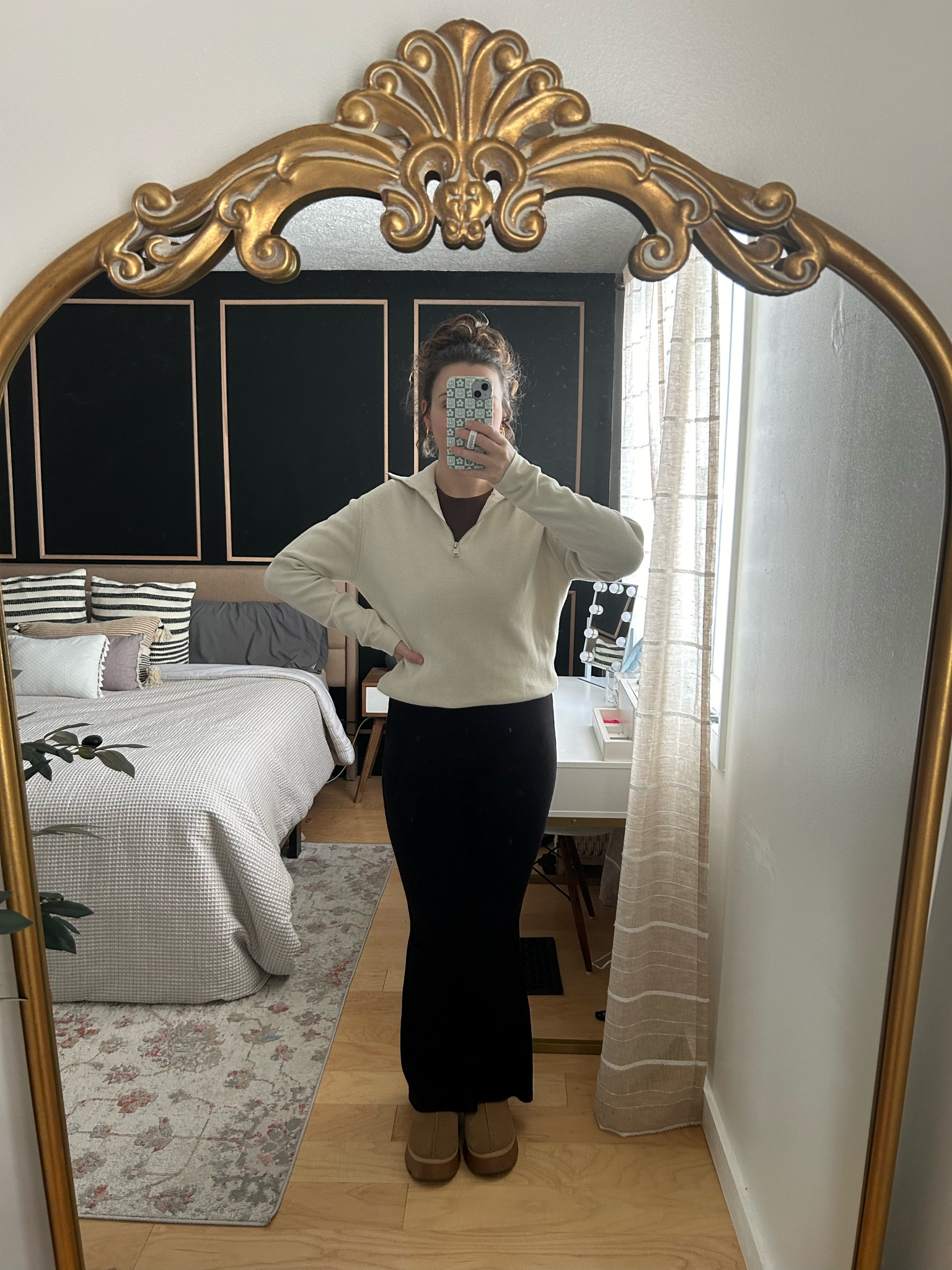 Winter outfit SO cozy, ugg dupe slippers and quarter zip 🧸🤍

#LTKSeasonal #LTKstyletip #LTKfindsunder50