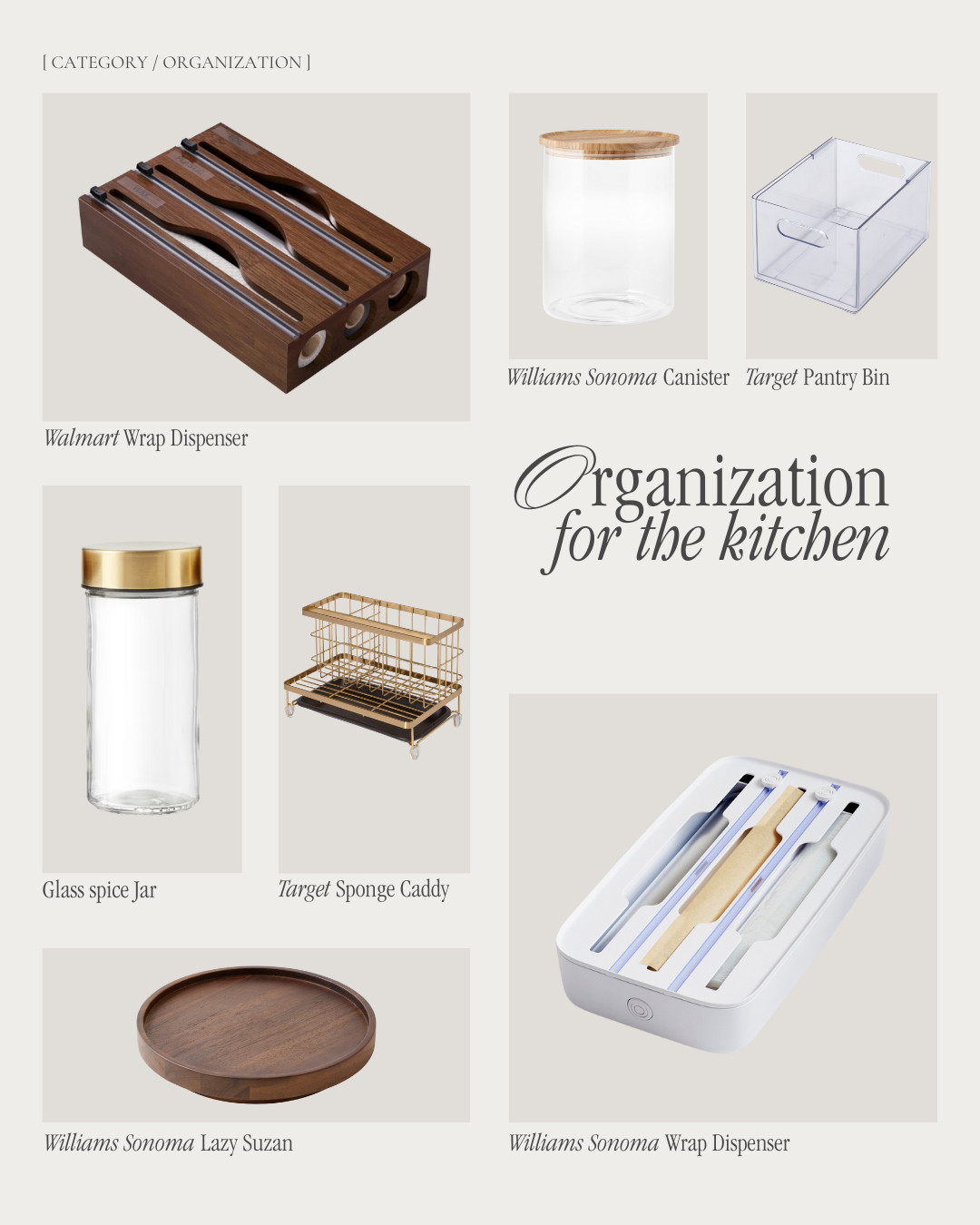 A little organization goes a long way in the kitchen. These are the pieces I use to keep everything tidy and easy to find. 

 #LTKGiftGuide #LTKSeasonal #LTKHome