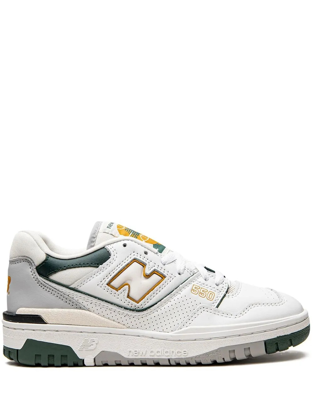 New Balance 550 "White/Nightwatch Green" Sneakers | White | FARFETCH | Farfetch Global