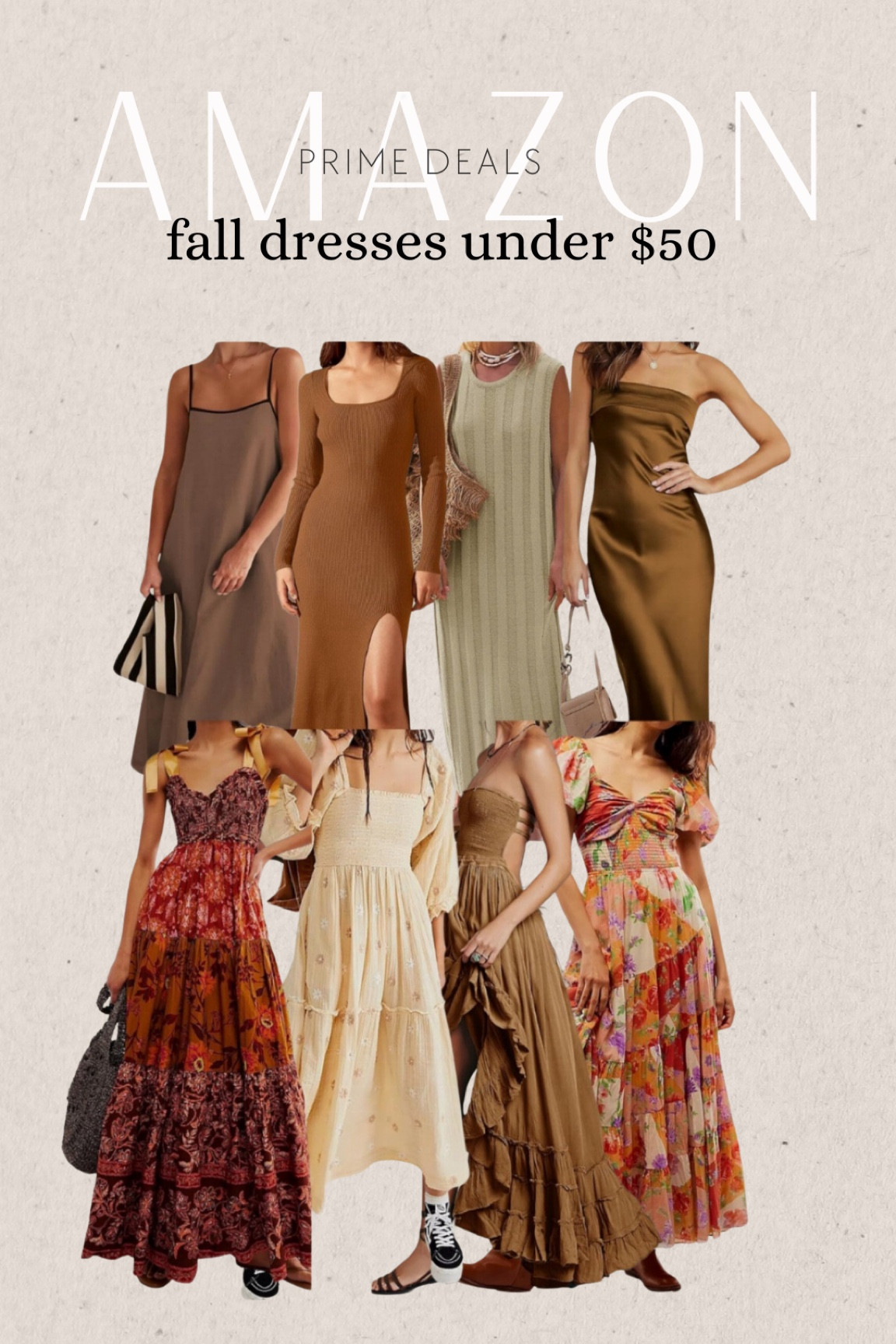 Amazon — fall favorites under $50🤎 

#falldresses #sweaterdresses #dresses #seasonaldresses #amazonfinds #amazondresses #amazonprime #primesale #primedeals #primebestseller #amazondress #amazonfashion #styleideas #styletip #momstyle #falloutfits #fallsknitdress #fallfamilyphotos #fallfamilyoutfits #style #everydaystyle #autumnstyle #laborday #labordaysale #salefinds #postpartumdress #amazondeals #primedeals #amazonprimedeals 

#LTKFindsUnder50 #LTKxPrimeDay #LTKSaleAlert