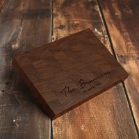 Walnut Custom End Grain Cutting Board, Personalized Butcher Block, Wood Chopping 5 Year Anniversary | Etsy (US)