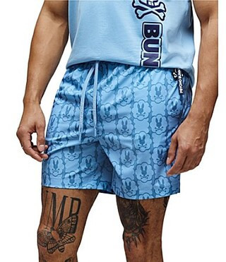 Psycho Bunny Toby Allover Bunny 5.75 Inseam Swim Trunks - M | Dillard's