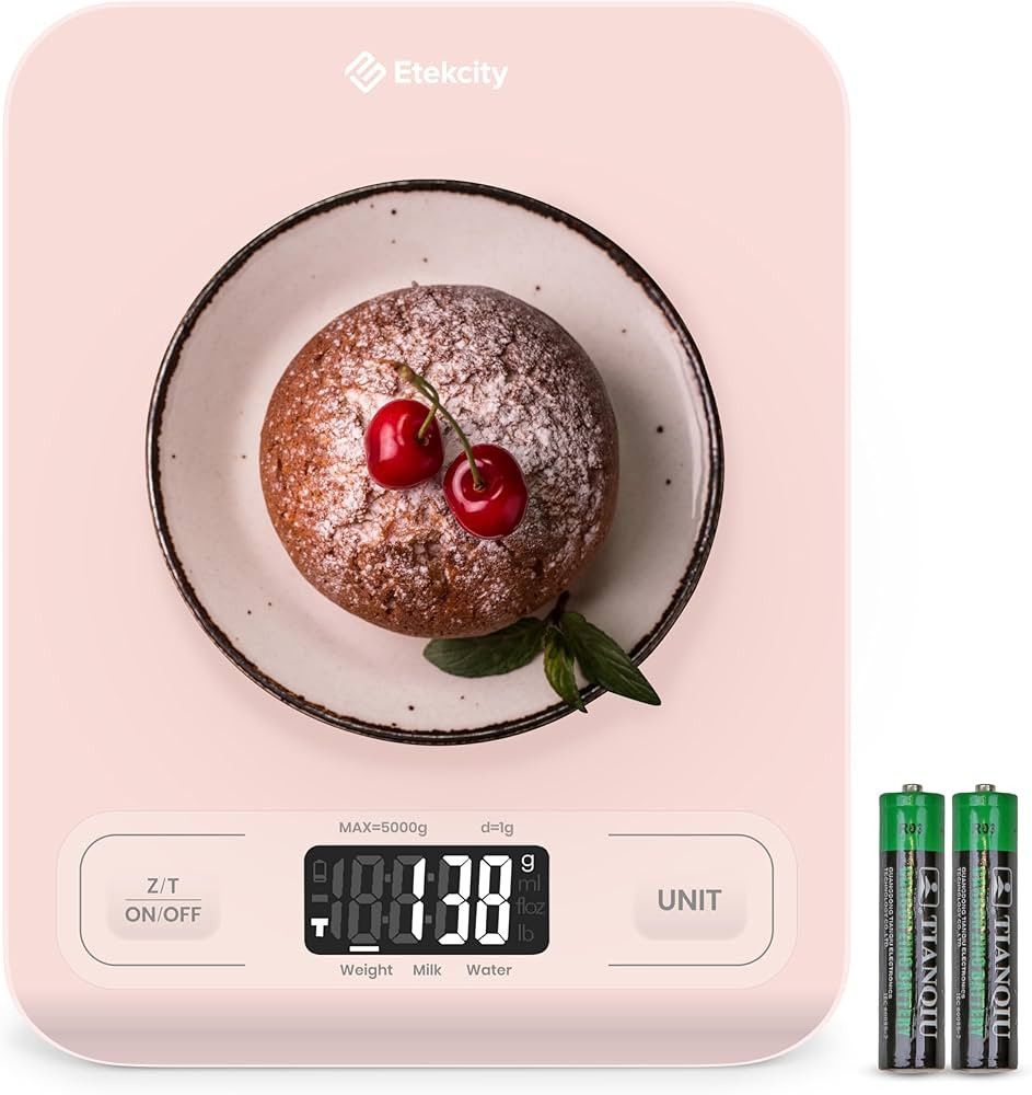 Etekcity Food Kitchen Scale, Digital Grams and Ounces for Weight Loss, Baking, Cooking, Keto and ... | Amazon (US)