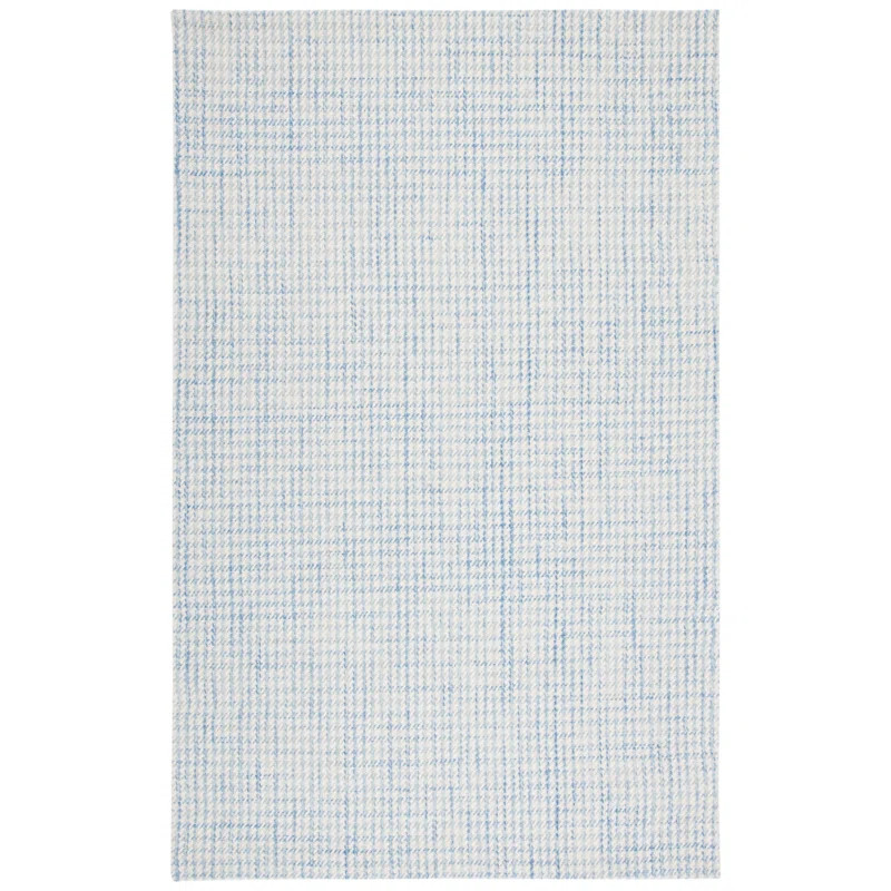 Earie Flatweave Wool Houndstooth Indoor Rug | Wayfair North America