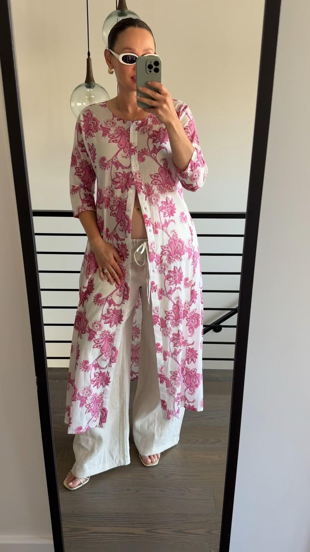 A closer look at my second favorite look - all via @Saks! #Saks #SaksPartner

Sizing details: 
Kaftan/dress - got my normal size S
Pant - got my normal size is M (will exchange for L to have a bit more space)
Sandals - TTS

#LTKBump #LTKSaleAlert #LTKTravel