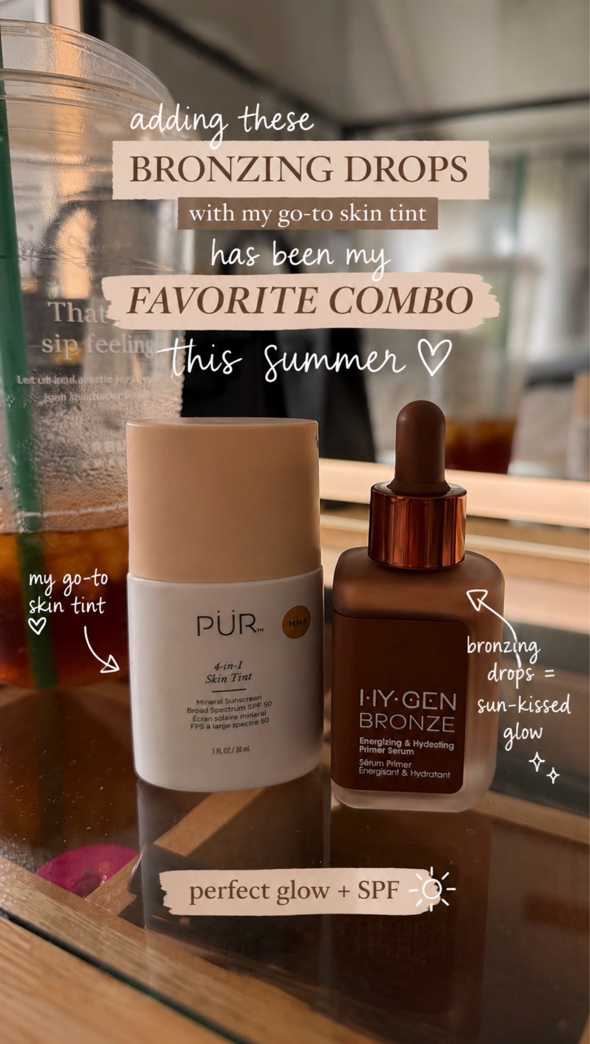 I’ve been mixing a few drops of this bronzing serum with my go-to skin tint and I’m officially obsessed. It gives the prettiest sun-kissed glow without feeling heavy, plus I still get my SPF. It takes less than 30 seconds and makes me look so much more awake. ✨

Linked both of these favorites for you! 💛

#LTKOver40 #LTKgrwm #LTKBeauty